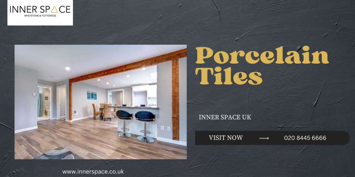 Take your space to the next level with porcelain tiles.
