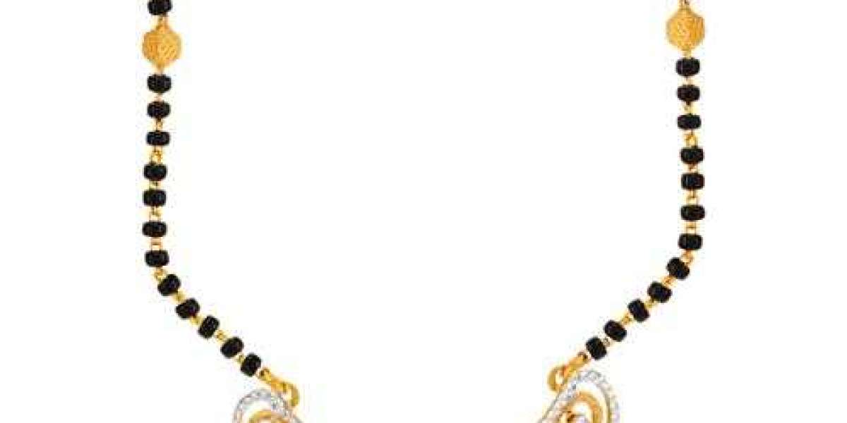 Gold Mangalsutras from Malani Jewelers
