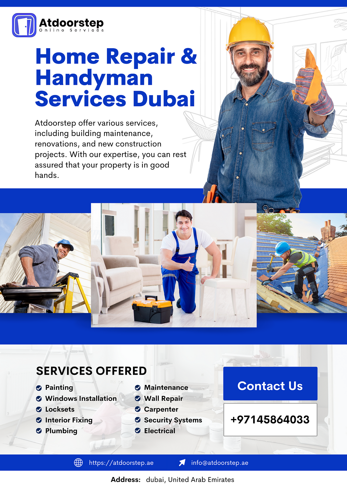 Home Maintenance and Handyman Dubai Service | 045864033 | by Arnavsingh | Apr, 2024 | Medium