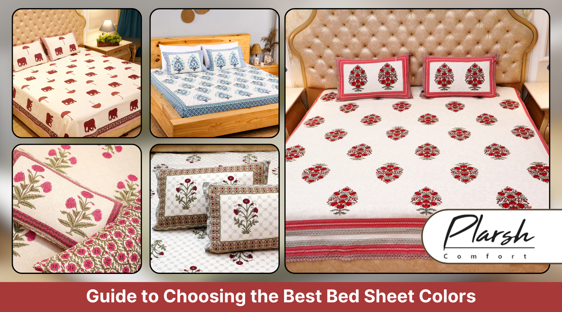 Guide to Choosing the Best Bed Sheet Colors  – Plarsh