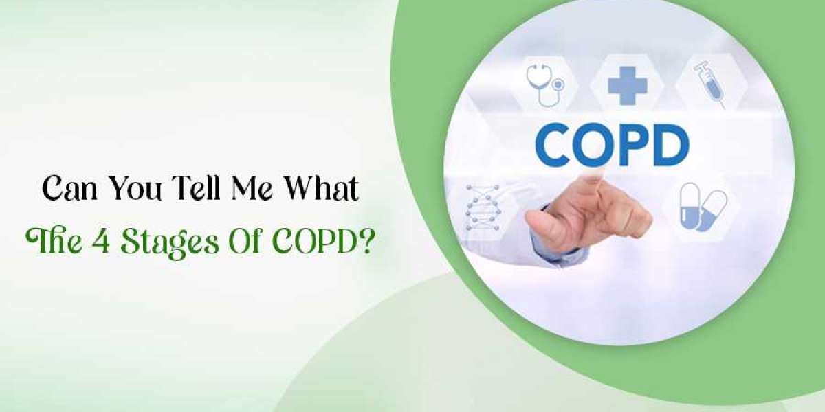 Could you please explain the four stages of COPD?