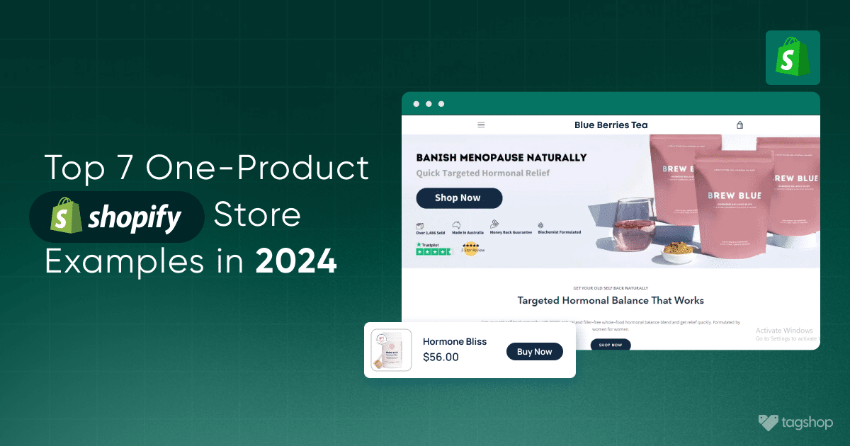One Product Shopify Stores: 7 Inspiring Examples in 2024