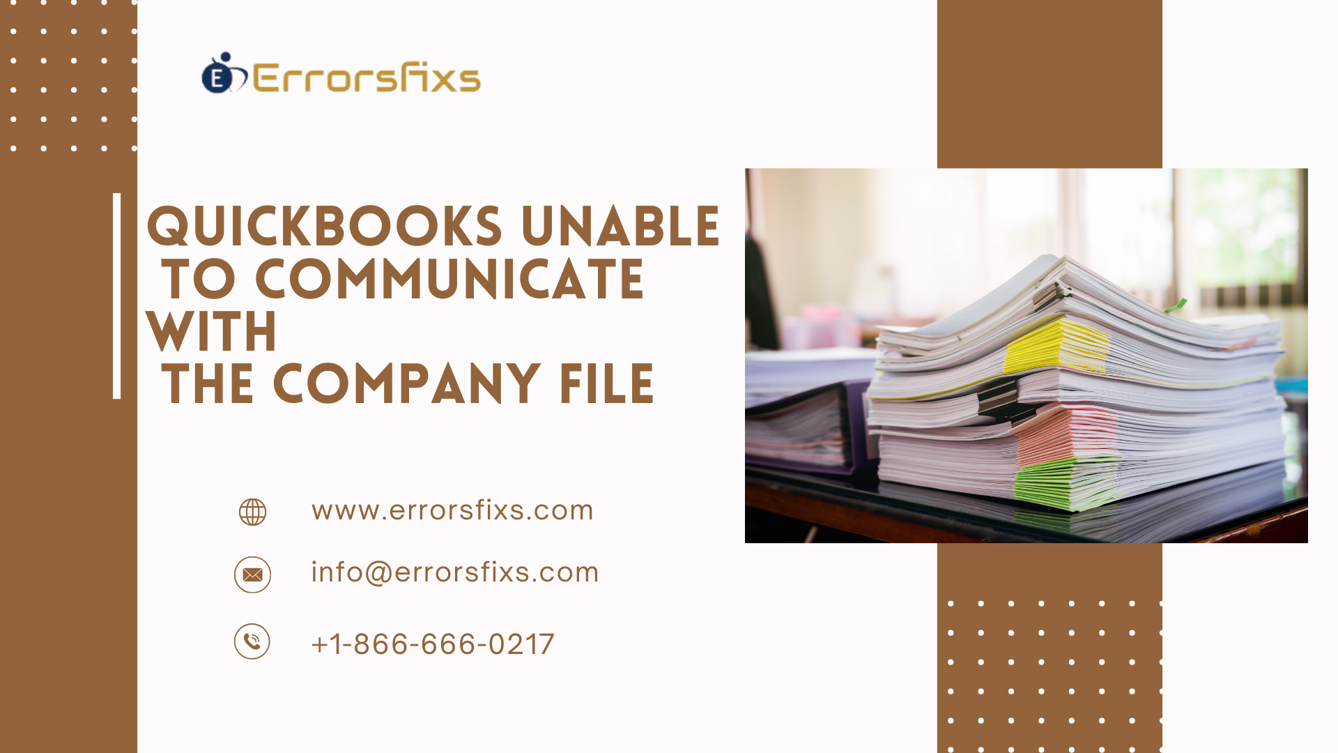Learn How to resolve QuickBooks File Communication Error