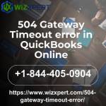 504 Gateway Timeout error in QuickBooks Online