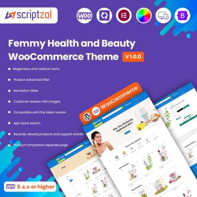 Femmy Health and Beauty WooCommerce Theme - Scriptzol Profile Picture