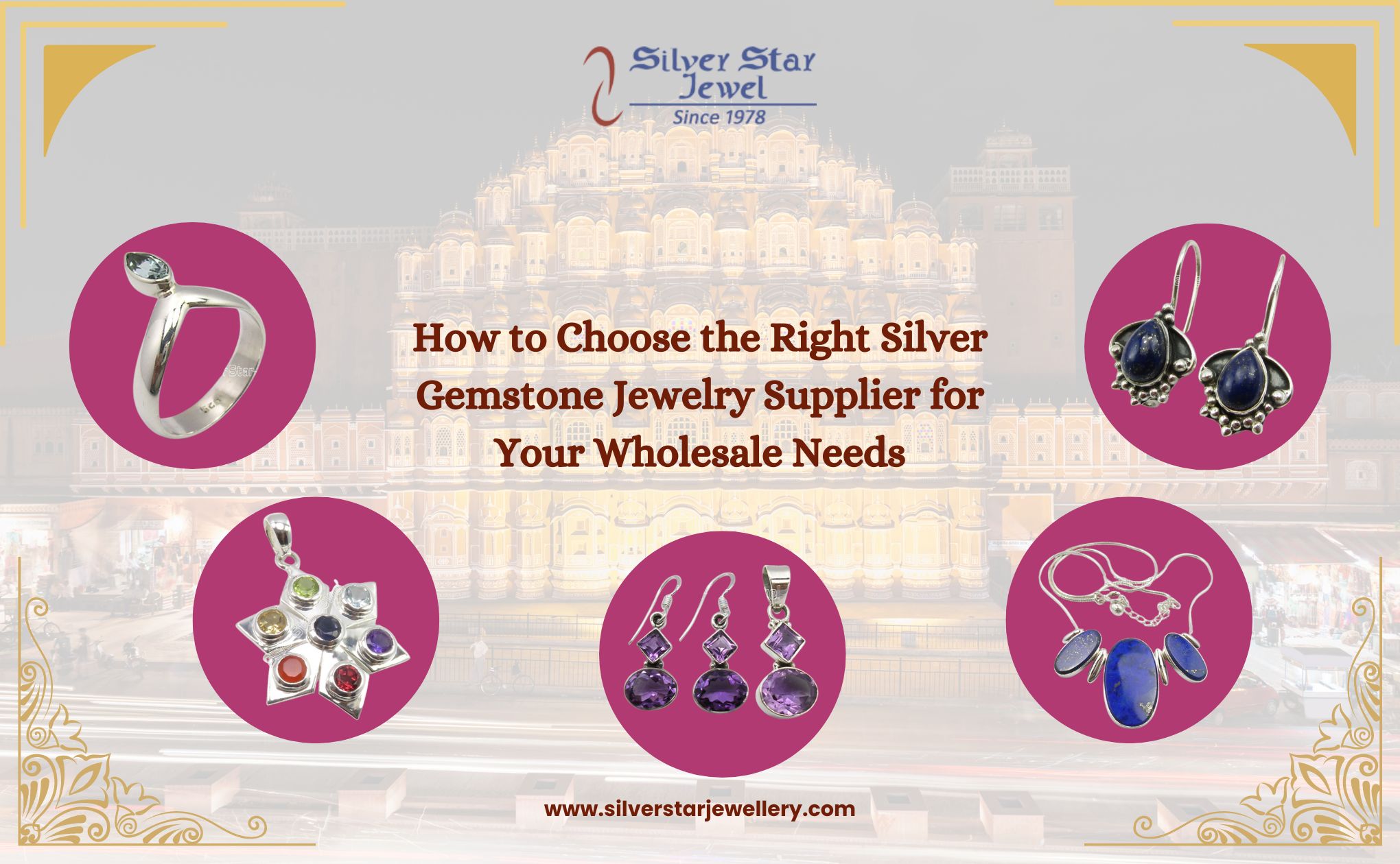 How to Choose the Right Silver Gemstone Jewelry Supplier for Your Wholesale Needs