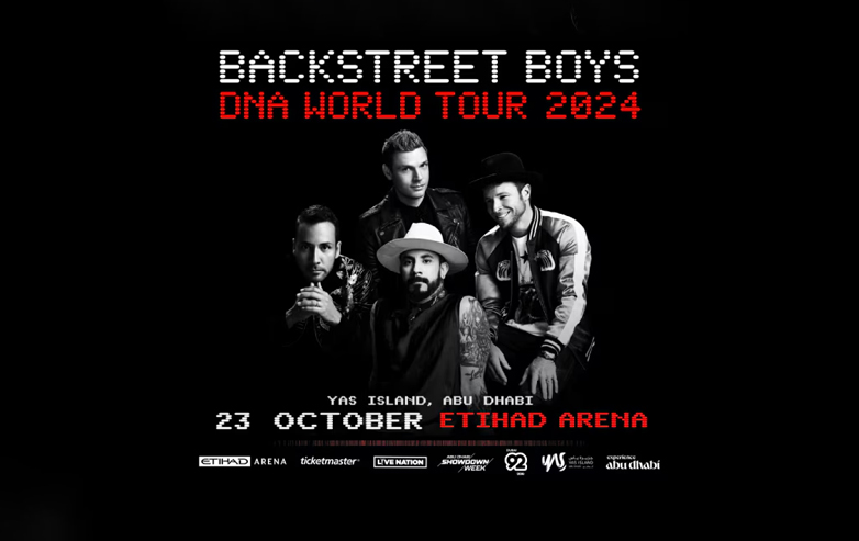 Backstreet Boys DNA World Tour 2024 in Abu Dhabi- Buy Tickets