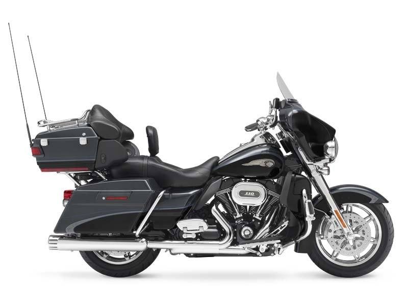 Used 2013 Harley-Davidson CVO™ Ultra Classic® Electra Glide® 110th Anniversary Edition Diamond Dust / Obsidian with Palladium Graphics