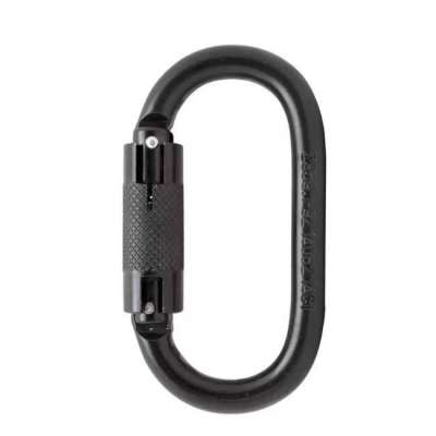 Buy Black Ovatti Steel Carabiner with Auto Lock Feature Profile Picture